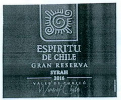 Rượu vang Espiritu De Chile Gran Reserva Syrah